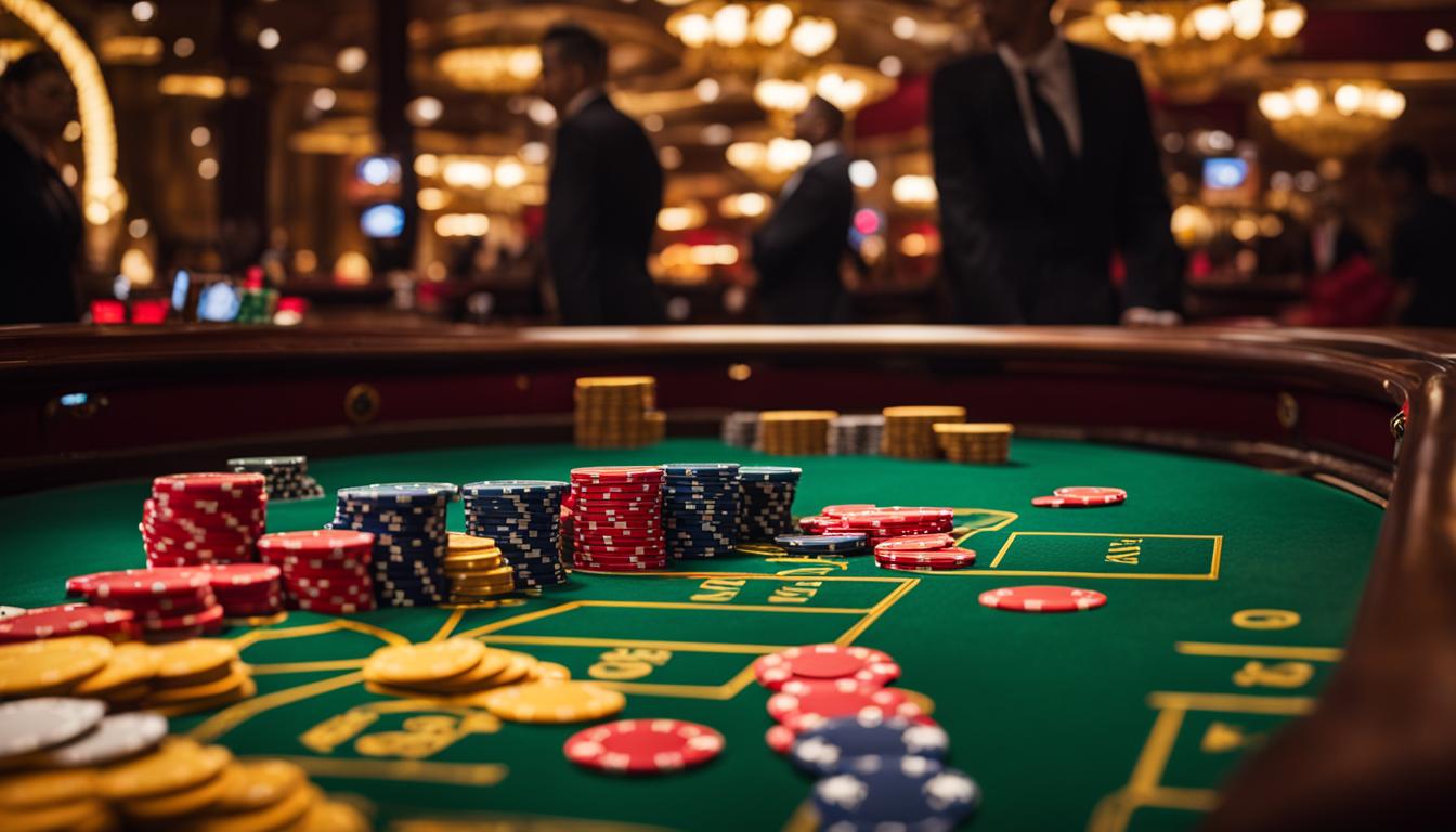 Taruhan tie dalam Baccarat